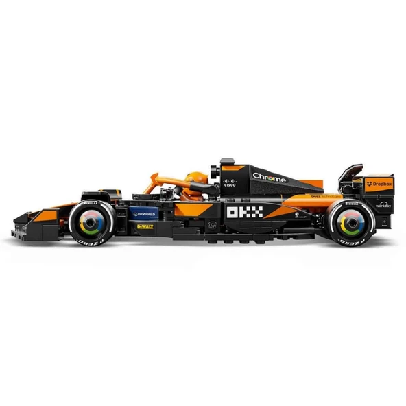Nessiworld LEGO Speed Champions McLaren F1 Team MCL38 Yarış Arabası - Resim 3