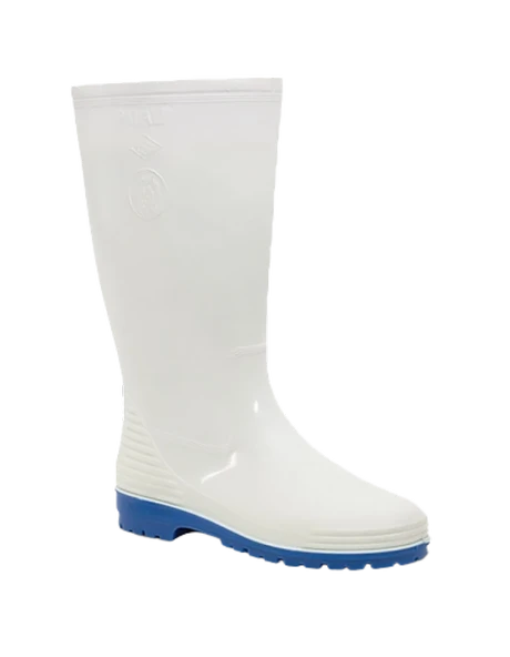 Palalı Pvc Beyaz Gıda ve Sanayi Uzun İş Çizmesi ürün görseli 1