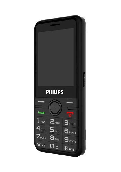 Philips Xenium E6500 Kameralı Çift Sim Kart Tuşlu Cep Telefonu Siyah - 2