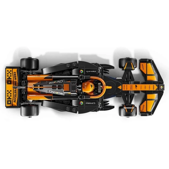 Nessiworld LEGO Speed Champions McLaren F1 Team MCL38 Yarış Arabası - Resim 4