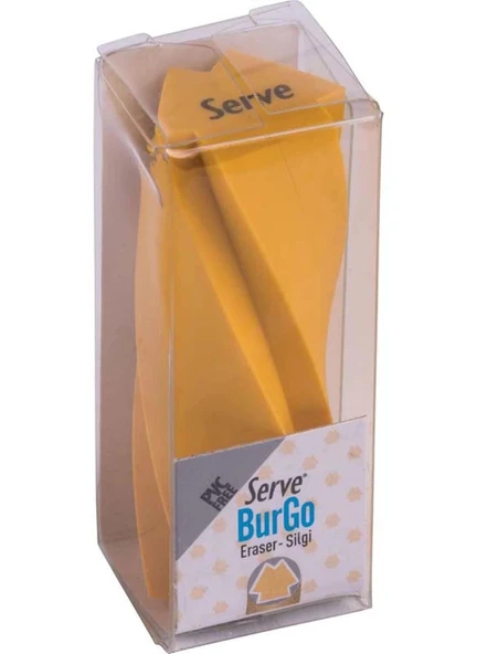 Serve Burgu Pastel Silgi Sarı
