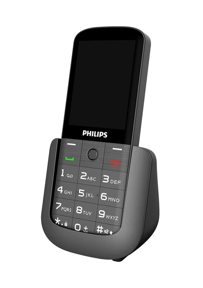 Philips Xenium E227 Kameralı Çift Sim Kart Tuşlu Cep Telefonu Siyah - 2