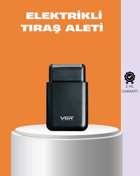 45 Dakika Çalışma Süreli Şarjlı Tıraş Makinesi | ABS Gövdeli ürün görseli 1