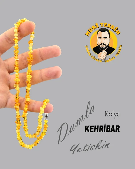 DAMLA KEHRİBAR YETİŞKİN KOLYE ürün görseli