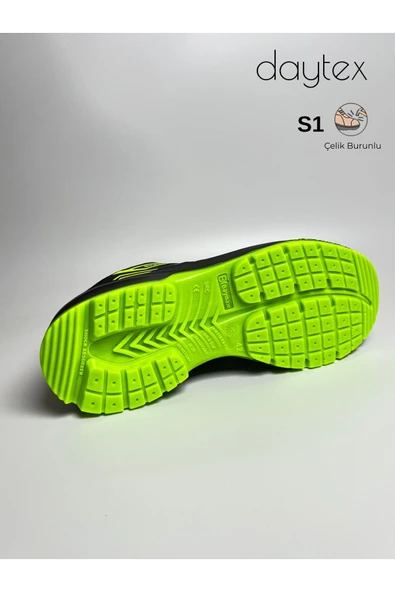 Baymax Bx-08 Golden armor S1 çelik burunlu sportif rahat hafif iş ayakkabısı - Resim 5