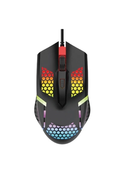 TM-15 USB RGB Aydınlatmalı Kablolu Gaming Oyuncu Mouse - 4