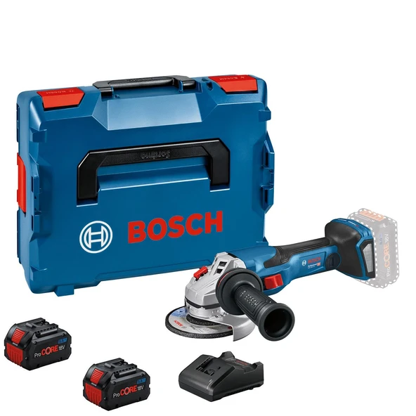 Bosch GWS 18V-15 SC Procore 2x5,5Ah Çift Akülü Taşlama Makinesi ürün görseli