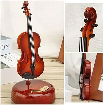 Hareketli Violin Müzik Kutusu - 1