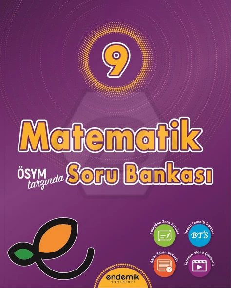 Endemik 2026 9. Sınıf Matematik Soru Bankası Güncel Müfredat ürün görseli