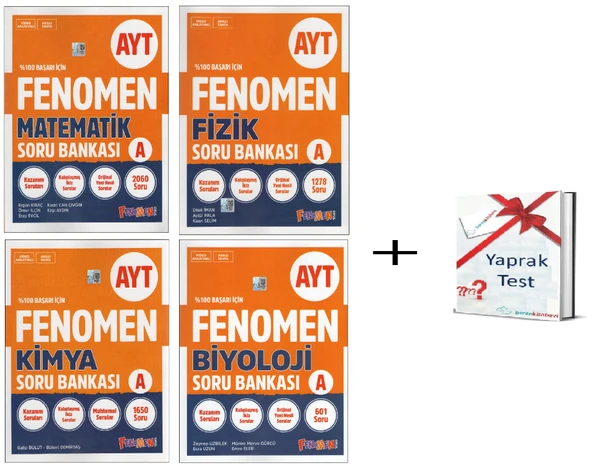 Fenomen AYT Fizik + Kimya + Matematik + Biyoloji (4 Kitap)