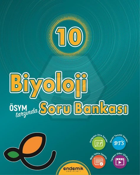 Endemik 2026 10. Sınıf Biyoloji Soru Bankası Güncel Müfredat ürün görseli