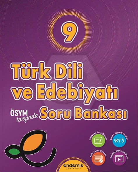 Endemik 2026 9. Sınıf Türk Dili Ve Edebiyatı Soru Bankası Güncel Müfredat ürün görseli