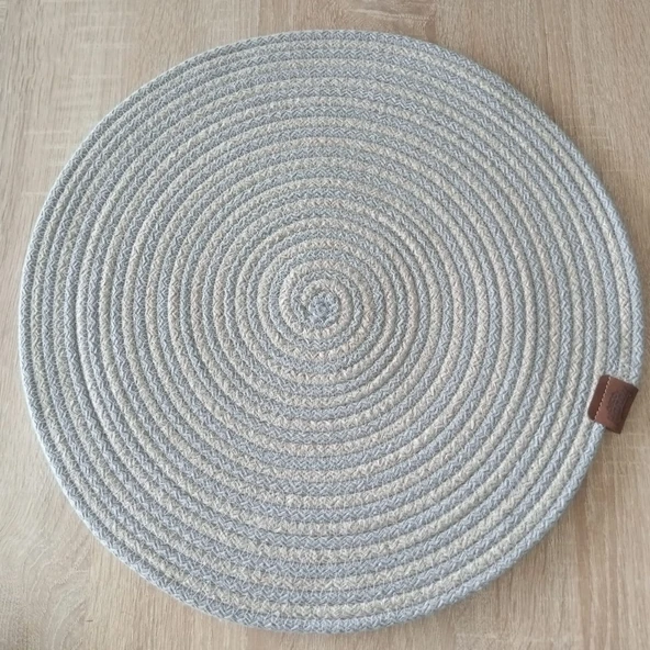 DecoHandy 39cm 2 Renk Jüt Örme Supla Amerikan Servis - 1