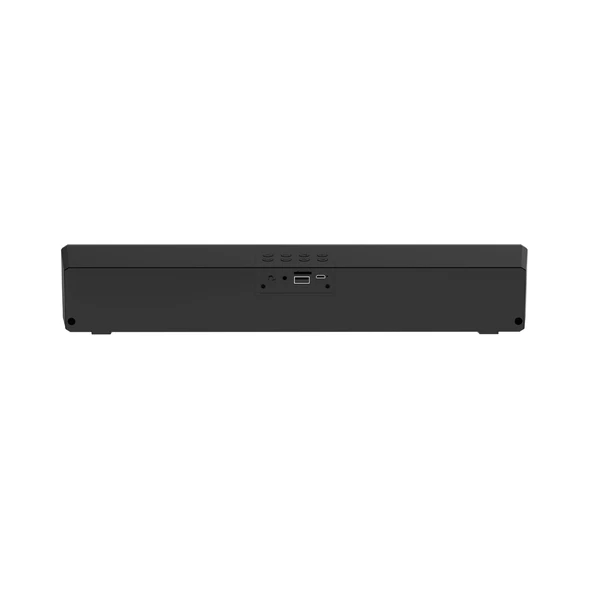 Lenovo Lecoo DS103 Kablosuz Bluetooth 10W RGB Saat/Alarm Stereo Soundbar Hoparlör Siyah - Resim 6