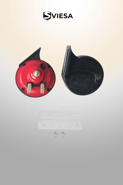 Dadat Korna Çift Fişli 12 Volt  Uyumlu  Ikili Takım  Korna - 2