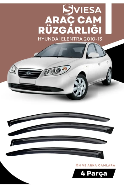 HYUNDAI ELENTRA 2010-2013  uyumlu oto camlara özel ölçü cam rüzgarlığı rüzgarlık - 1