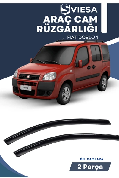 FIAT DOBLO 1  uyumlu oto camlara özel ölçü cam rüzgarlığı rüzgarlık - 1