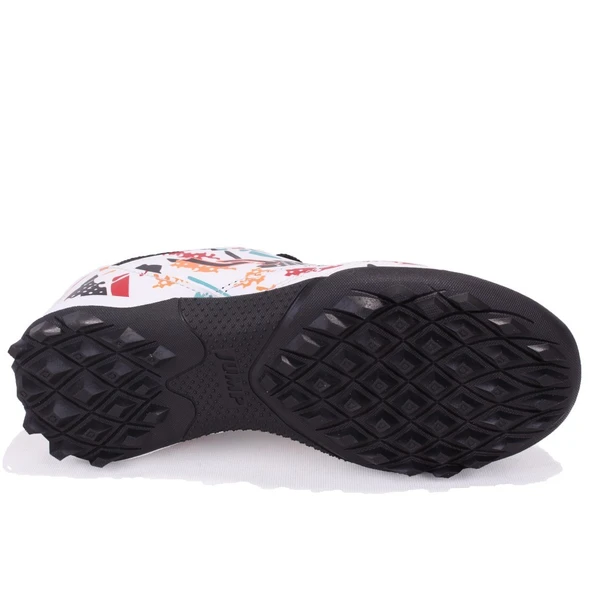 Jump 31524 Beyaz Halı Saha Çocuk Futbol Ayakkabı - 4