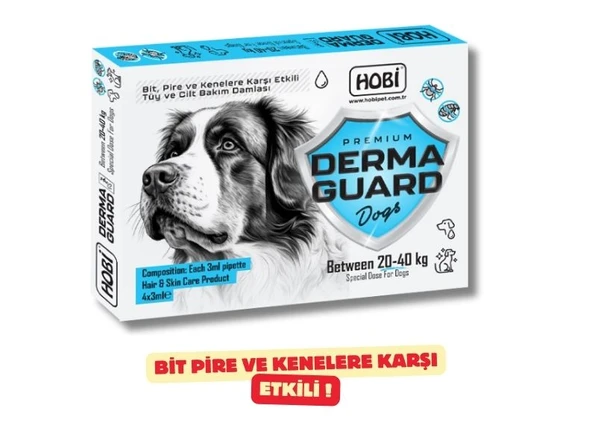 Hobi Derma Guard Ense Damlası 3 Ml - 20-40 Kg Köpekler İçin