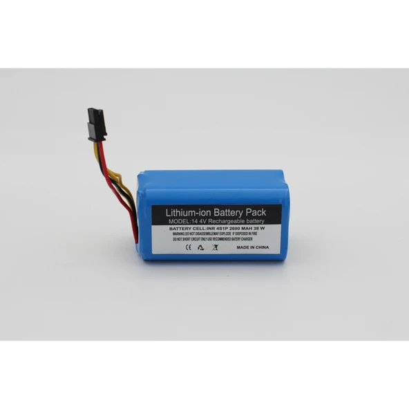 Kiwi KVC 4090 Robot Süpürge 2600 mAh 14.4 V  Batarya – Orjinal Uyumlu Uzun Ömürlü, Yüksek Performans Pil - 2