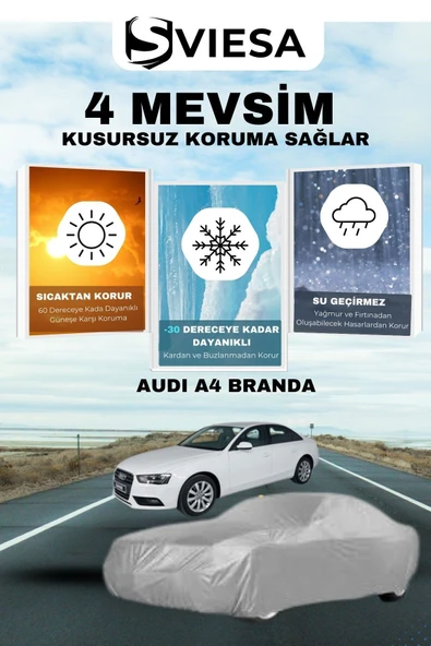 Audi A4 Uyumlu Branda Lüx Kalite Oto Brandası,araba Çadırı - 1