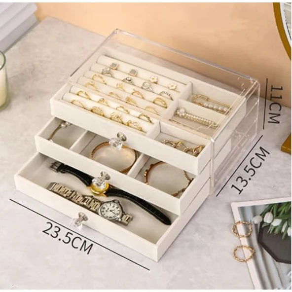 Üç Katlı Takı Organizeri - 4