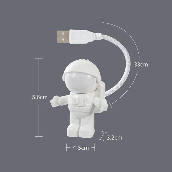 Astronot USB Gece Lambası - Resim 3