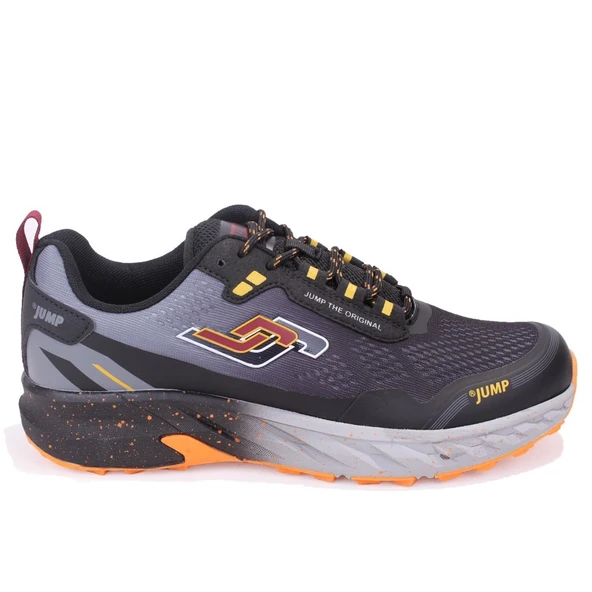 Jump 30519 Siyah Kırmızı Ortopedik Ortopedik Günlük Erkek Spor Ayakkabı - 2