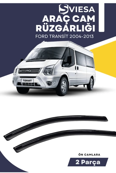 FORD TRANSİT 2004-2013  uyumlu oto camlara özel ölçü cam rüzgarlığı rüzgarlık ürün görseli 1