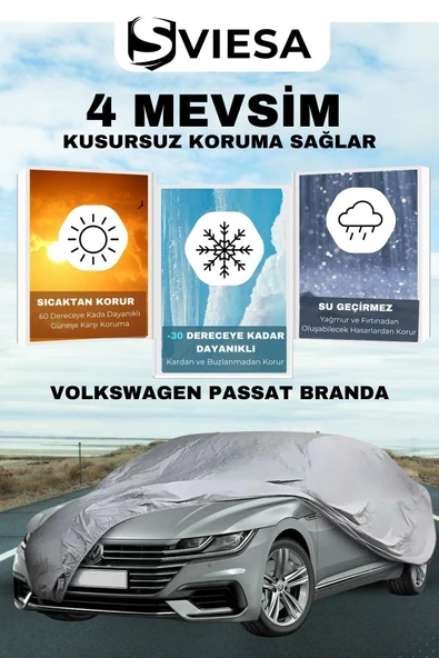 Volkswagen Passat Uyumlu Branda Lüx Kalite Oto Brandası,araba Çadırı - 1