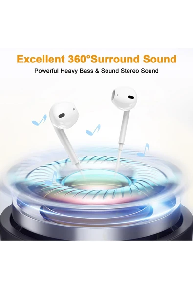 İphone 15 15 Pro 15 Pro Max 16 Plus 16 16 Pro Max Uyumlu Kulaklık Type-c Uyumlu Tak Çalıştır Bluetooth Gerektirmez - 8