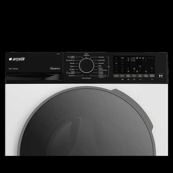 Arçelik 12140 MX 1400 Devir 12 Kg Çamaşır Makinesi - 6