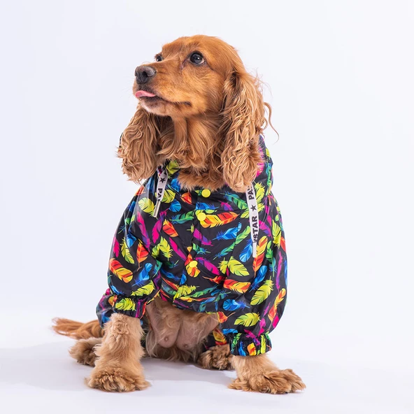 Pawstar Plumis Fileli Su Geçirmez Küçük Irk Köpek Yağmurluk Tulum - 3