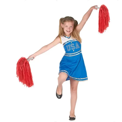 Kırmızı Renk Gösteri Ponponu Çift ürün görseli