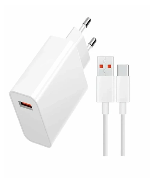 Xiaomi Uyumlu Type-C 33W Hızlı Şarj Cihazi Şarj + Kablo 5A - 2