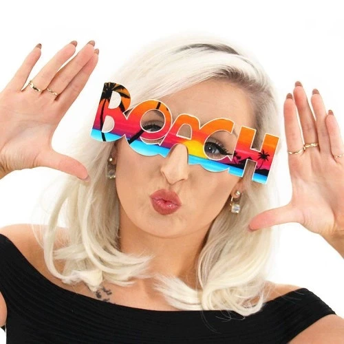 Beach Yazılı Parti Gözlüğü ürün görseli