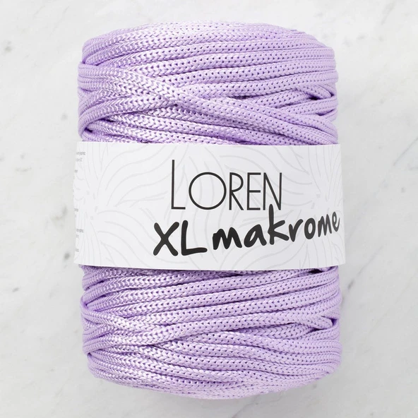 Loren XL Makrome Lila El Örgü İpi - R037 - 33716 ürün görseli