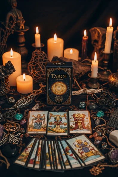Metal Kutulu Tarot Kartı Prisma ürün görseli