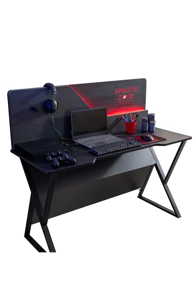 Bilgisayar Masası, Gamer Oyuncu Odası, Ledli Çalışma Masası - Resim 4