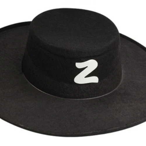 Zorro Şapka Maske Set Yetişkin - Resim 4