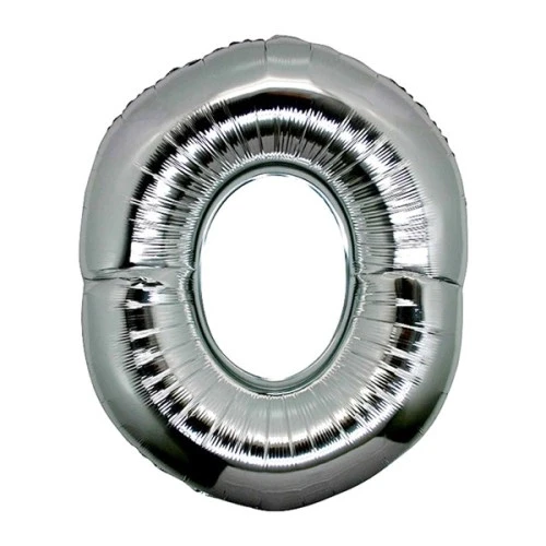 Gümüş Rengi Folyo Harf Balon 1 Metre ürün görseli