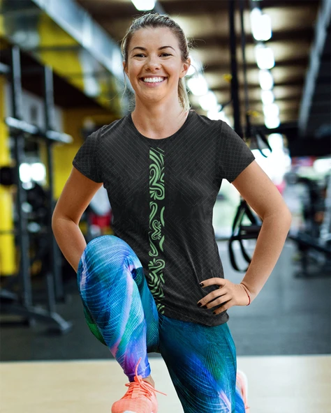 Desenli Antrenman ve Spor Forması, Halı Saha Forması, Nefes Alan Tişört, Yüksek Kalite Gym Tshirt - 4