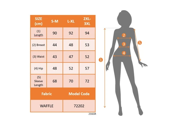 Kadın Uzun Kollu V Yakalı Dantelli Kısa Waffle Elbise - Resim 4