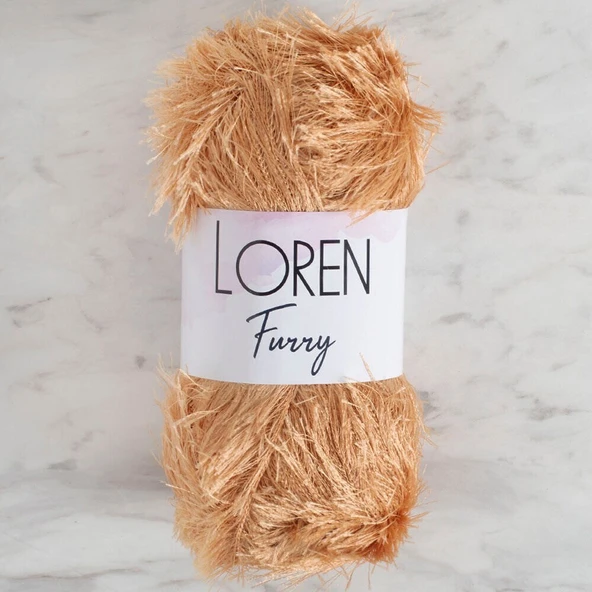 Loren Furry Bej El Örgü İpi - RF0054 - 34061 ürün görseli