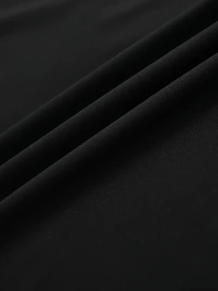 Baskılı Oversize Bisiklet Yaka T-shirt - Siyah - 3