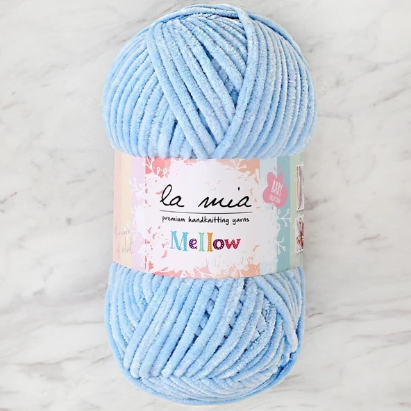 La Mia Mellow Bebe Mavi El Örgü İpi - 907 - 34156 ürün görseli