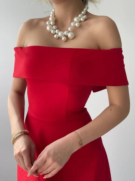 Mariana Midi Elbise - Resim 4