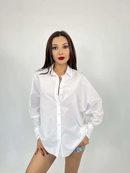 6744 GÖMLEK-BEYAZ ürün görseli