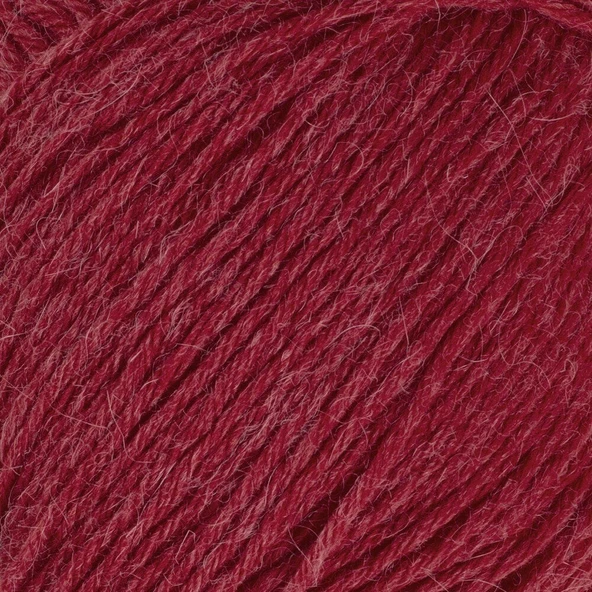 La Mia Angora 50gr Kırmızı El Örgü İpi - L004 - 33799 - Resim 2