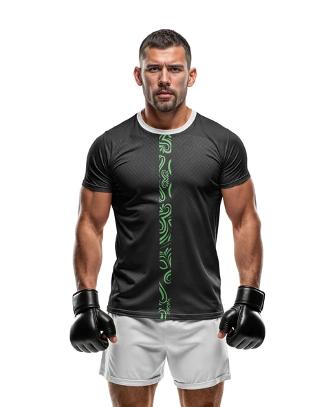 Desenli Antrenman ve Spor Forması, Halı Saha Forması, Nefes Alan Tişört, Yüksek Kalite Gym Tshirt - 3
